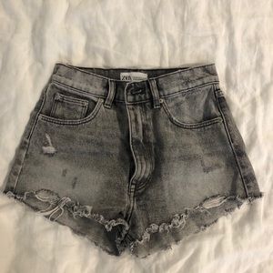 Zara denim shorts